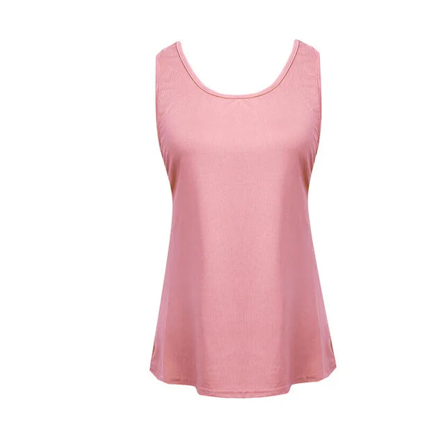 VYRENA Yoga Vest — Women's Sleeveless Backless Sport Tank Top