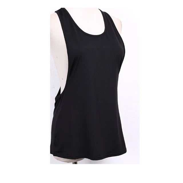 VYRENA Yoga Vest — Women's Sleeveless Backless Sport Tank Top
