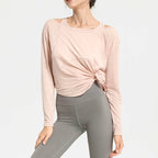 VYRENA Oversized Gym Shirt — Women's Loose Quick-Dry Running Top