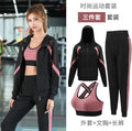 VYRENA 5-Piece Gym Set | Jacket, T-Shirt, Bra, Shorts & Leggings