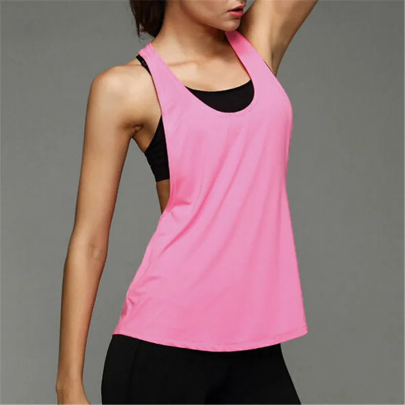 VYRENA Yoga Vest — Women's Sleeveless Backless Sport Tank Top