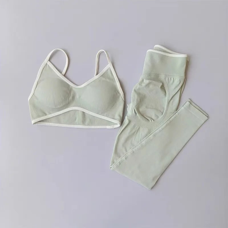 VYRENA Sisterhood Set — Strappy Sports Bra & Leggings