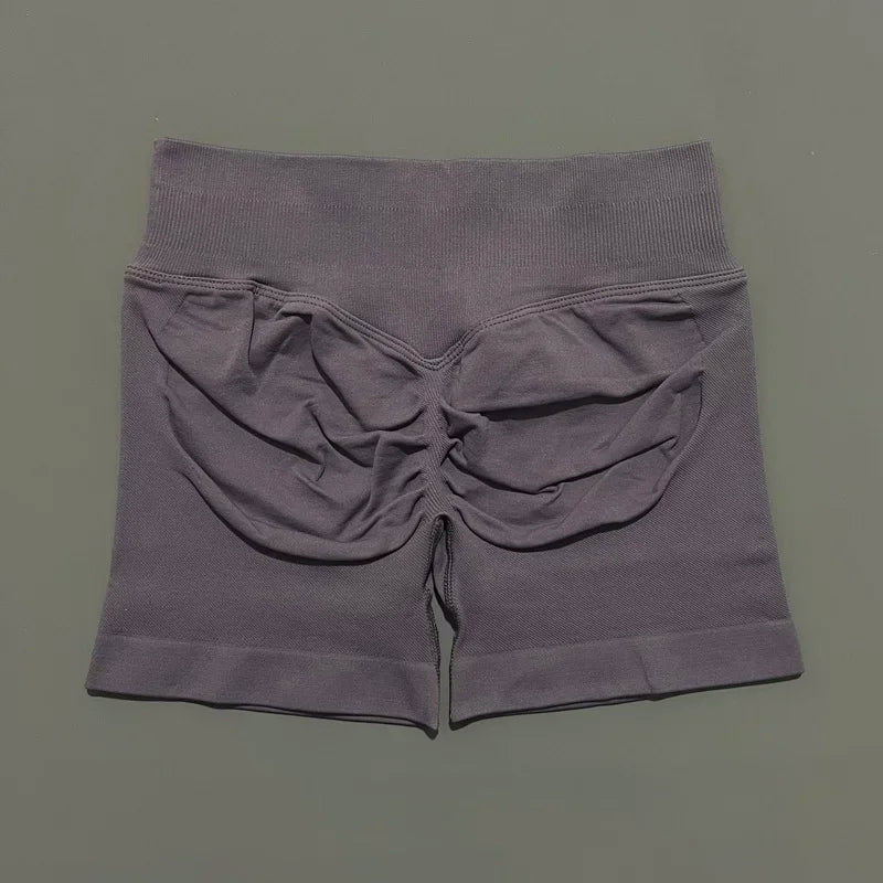 VYRENA Push-Up Shorts — High-Waist Butt Lift Gym Shorts