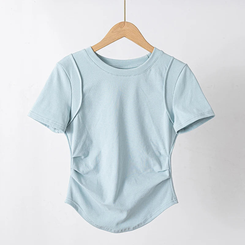 VYRENA Compression Sport T-Shirt — Women's Dry-Fit Gym Top
