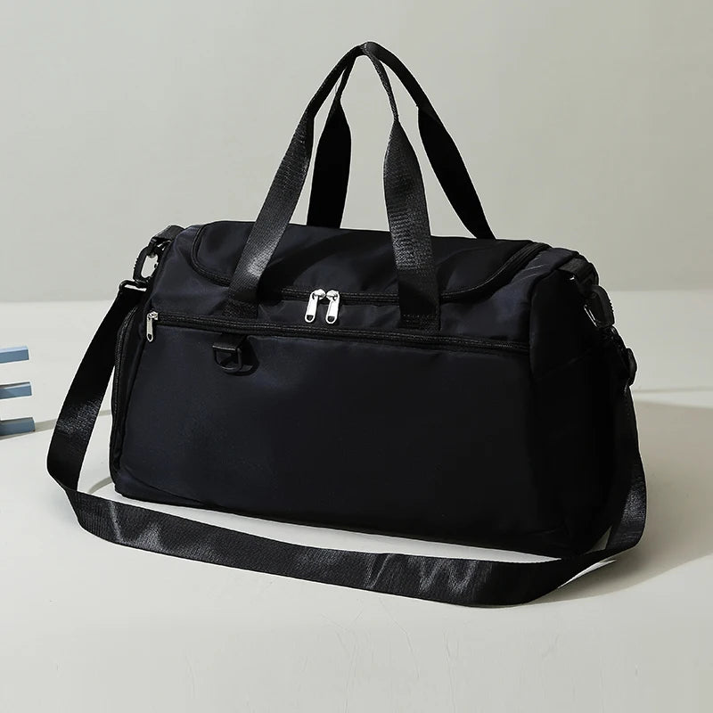 Gym Duffel Bag with Wet/Dry Compartment - Training Bag for Women & Men