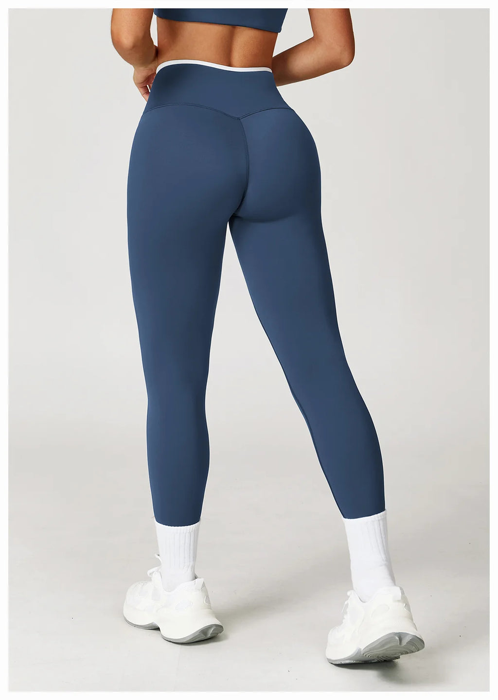 V Waist Gym Leggings Women High Waist Yoga Pants Scrunch Bum Seamless Yoga Leggings Workout Pants Sports Leggings Fitness Tights