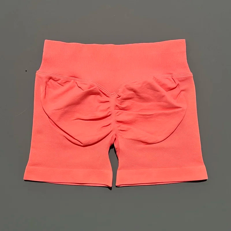 VYRENA Push-Up Shorts — High-Waist Butt Lift Gym Shorts