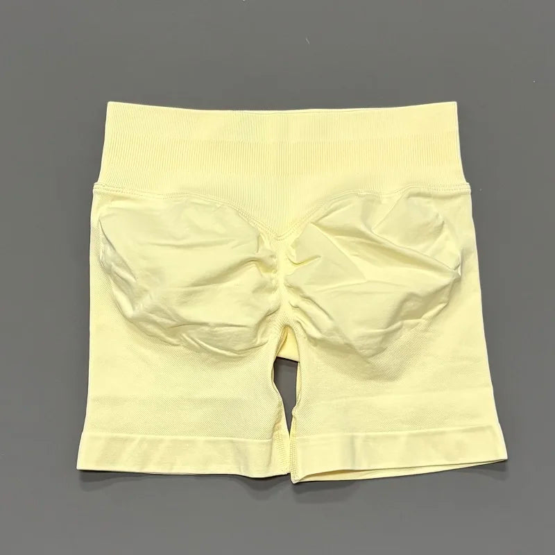 VYRENA Push-Up Shorts — High-Waist Butt Lift Gym Shorts