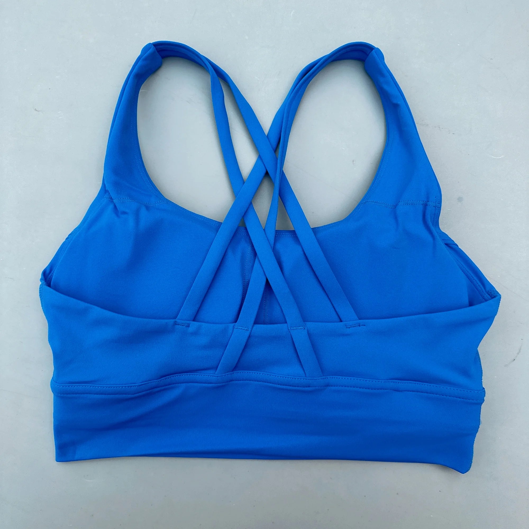 VYRENA Cross-Back Fitness Bra — Shockproof High-Strength Gym Sports Top