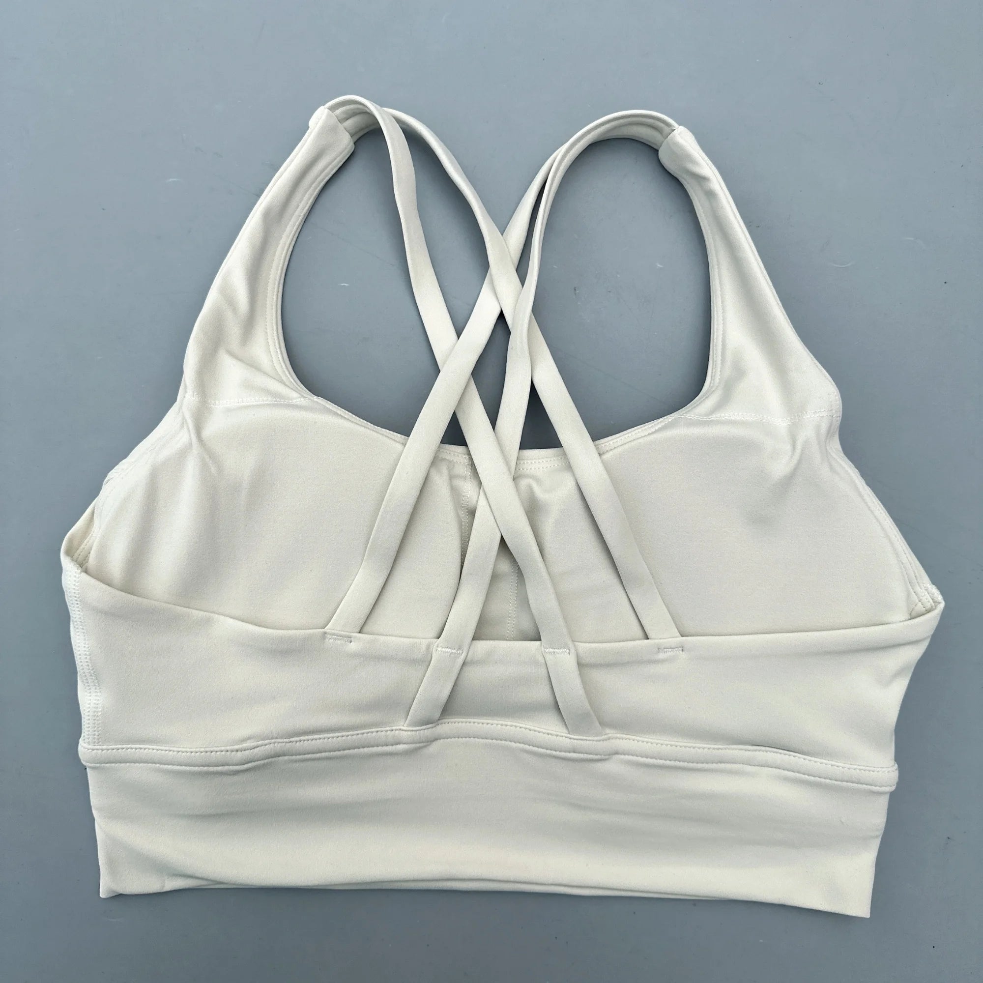 VYRENA Cross-Back Fitness Bra — Shockproof High-Strength Gym Sports Top