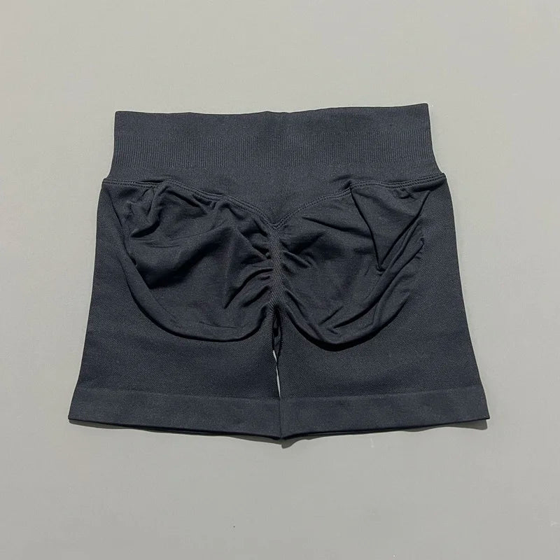 VYRENA Push-Up Shorts — High-Waist Butt Lift Gym Shorts