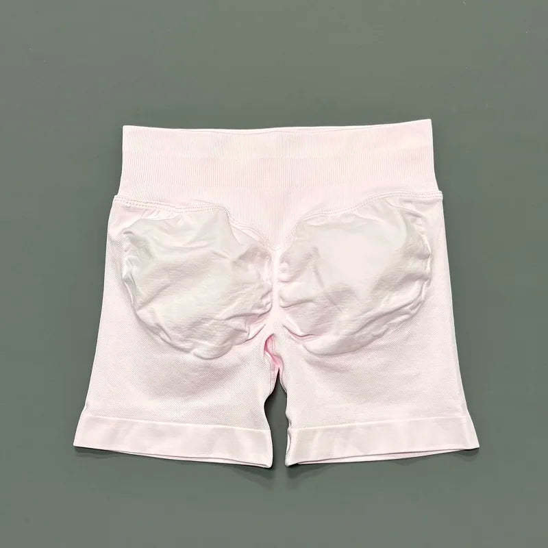 VYRENA Push-Up Shorts — High-Waist Butt Lift Gym Shorts