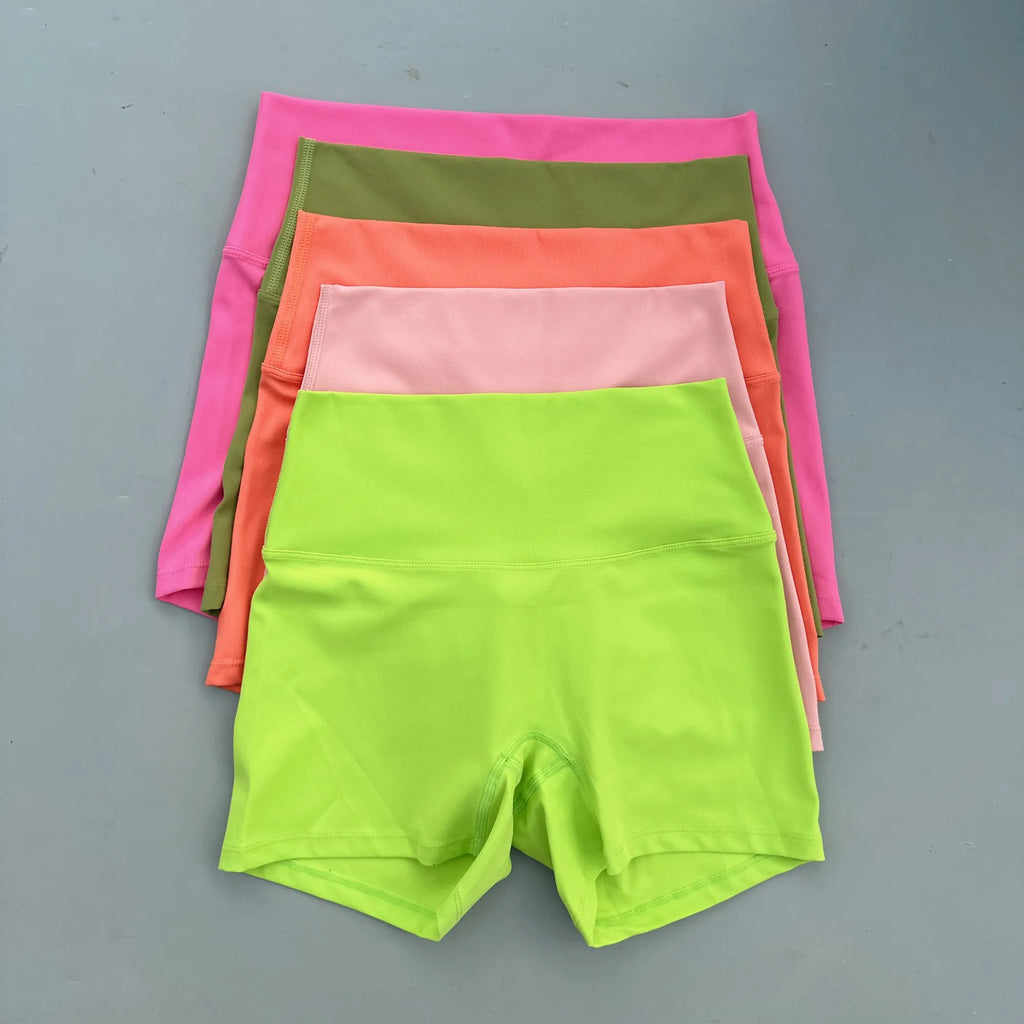 VYRENA Contour Shorts — High-Waist Seamless Gym Shorts