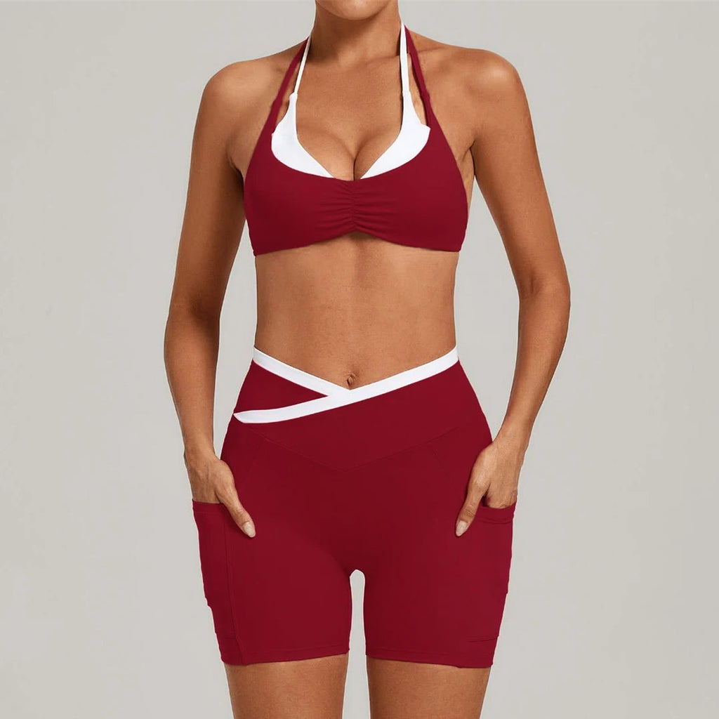 VYRENA Gym Tracksuit — 2-Piece Sports Bra & High-Waist Leggings