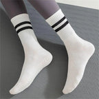 Women's Pilates Grip Socks 2 Pack - Non-Slip Yoga Socks for Barre & Gym