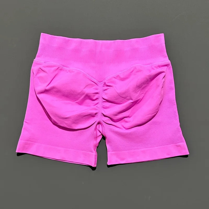 VYRENA Push-Up Shorts — High-Waist Butt Lift Gym Shorts
