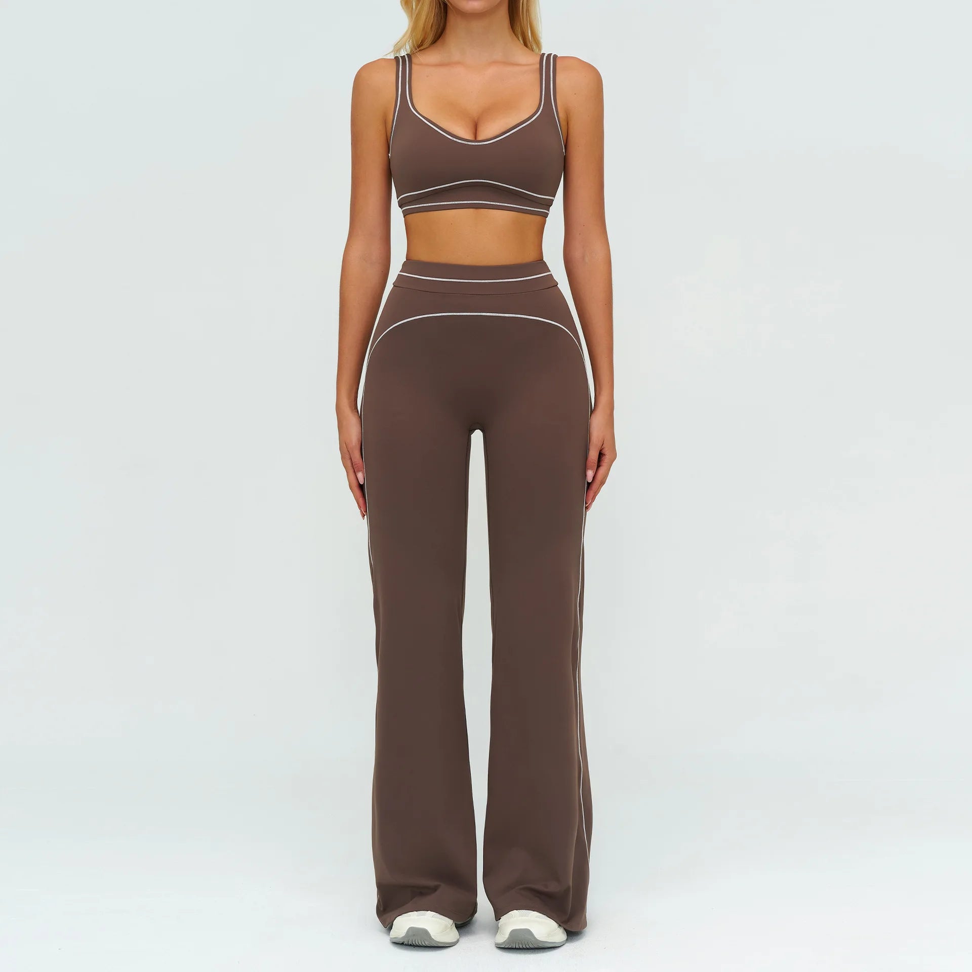 VYRENA Fitness Yoga Set — 2-Piece Push-Up Bra & Leggings