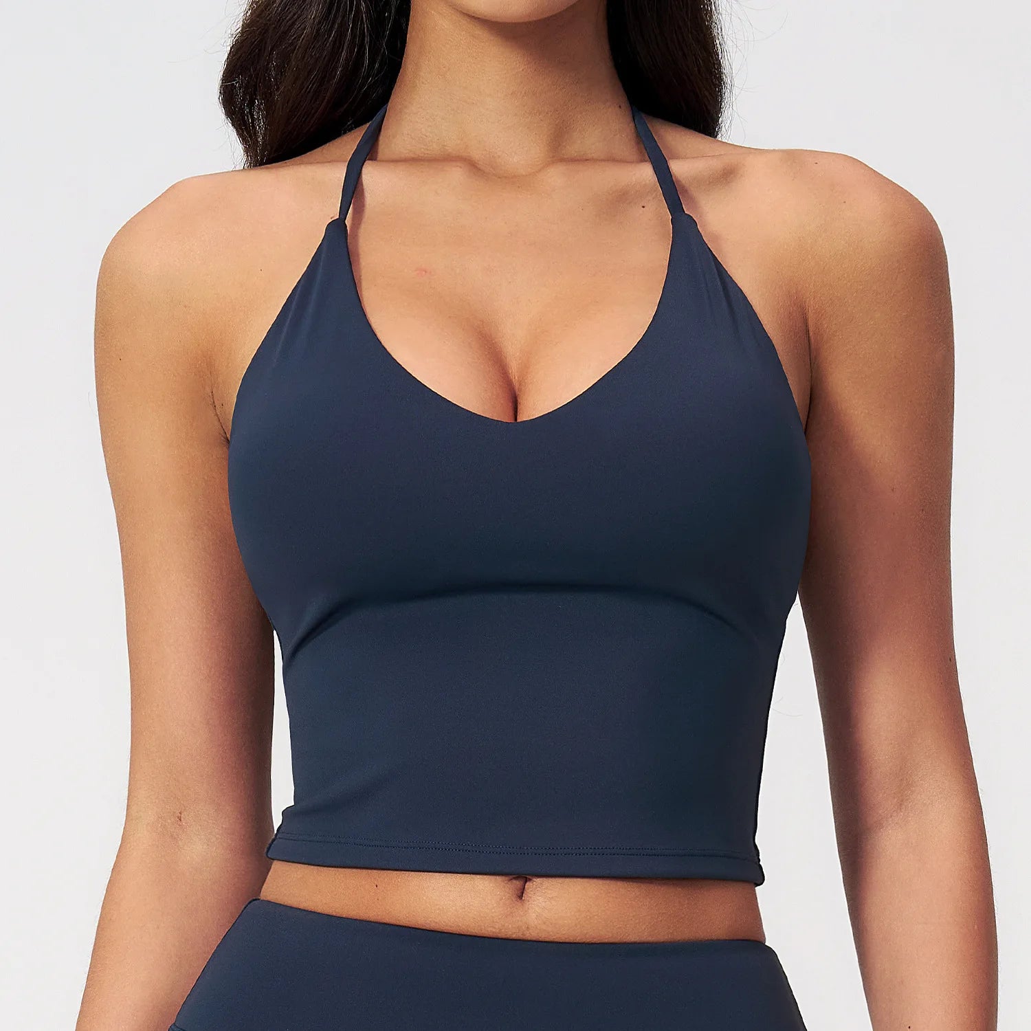 VYRENA Slim Gym Vest — Padded Sports Top with Chest Pads