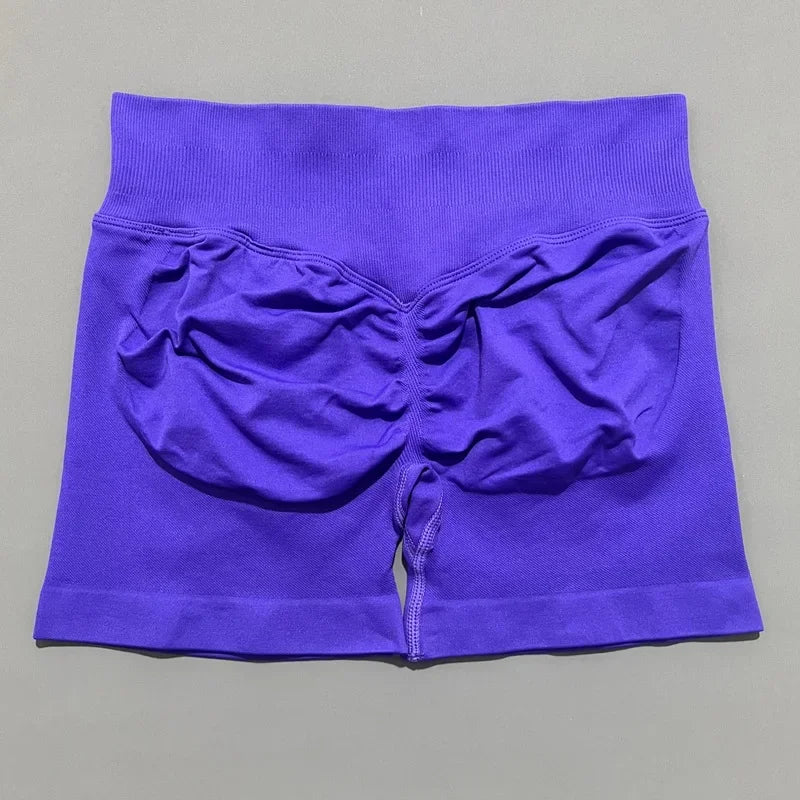 VYRENA Push-Up Shorts — High-Waist Butt Lift Gym Shorts