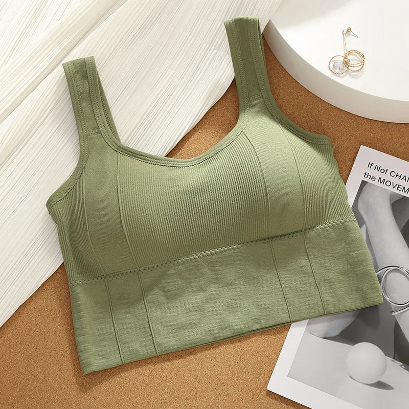 Women's Seamless Sports Bra - Anti-Sweat Fitness & Yoga Bra