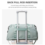 Gym Duffel Bag with Wet/Dry Compartment - Training Bag for Women & Men