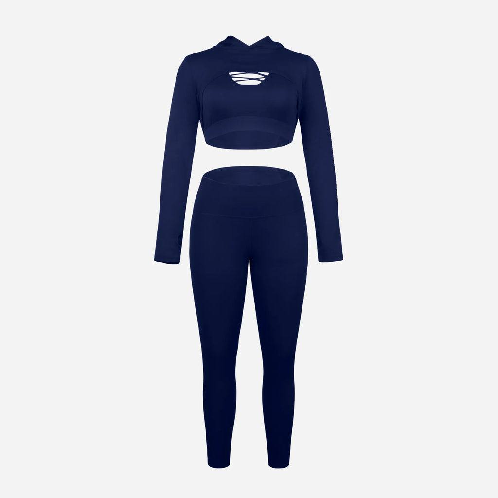 VYRENA Studio Tracksuit — 3-Piece Hoodie Gym Set