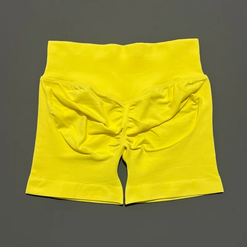 VYRENA Push-Up Shorts — High-Waist Butt Lift Gym Shorts