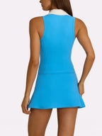 VYRENA Strappy Yoga Set — Seamless Bra & High-Waist Scrunch Shorts