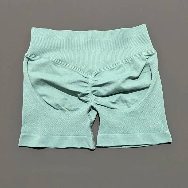 VYRENA Push-Up Shorts — High-Waist Butt Lift Gym Shorts