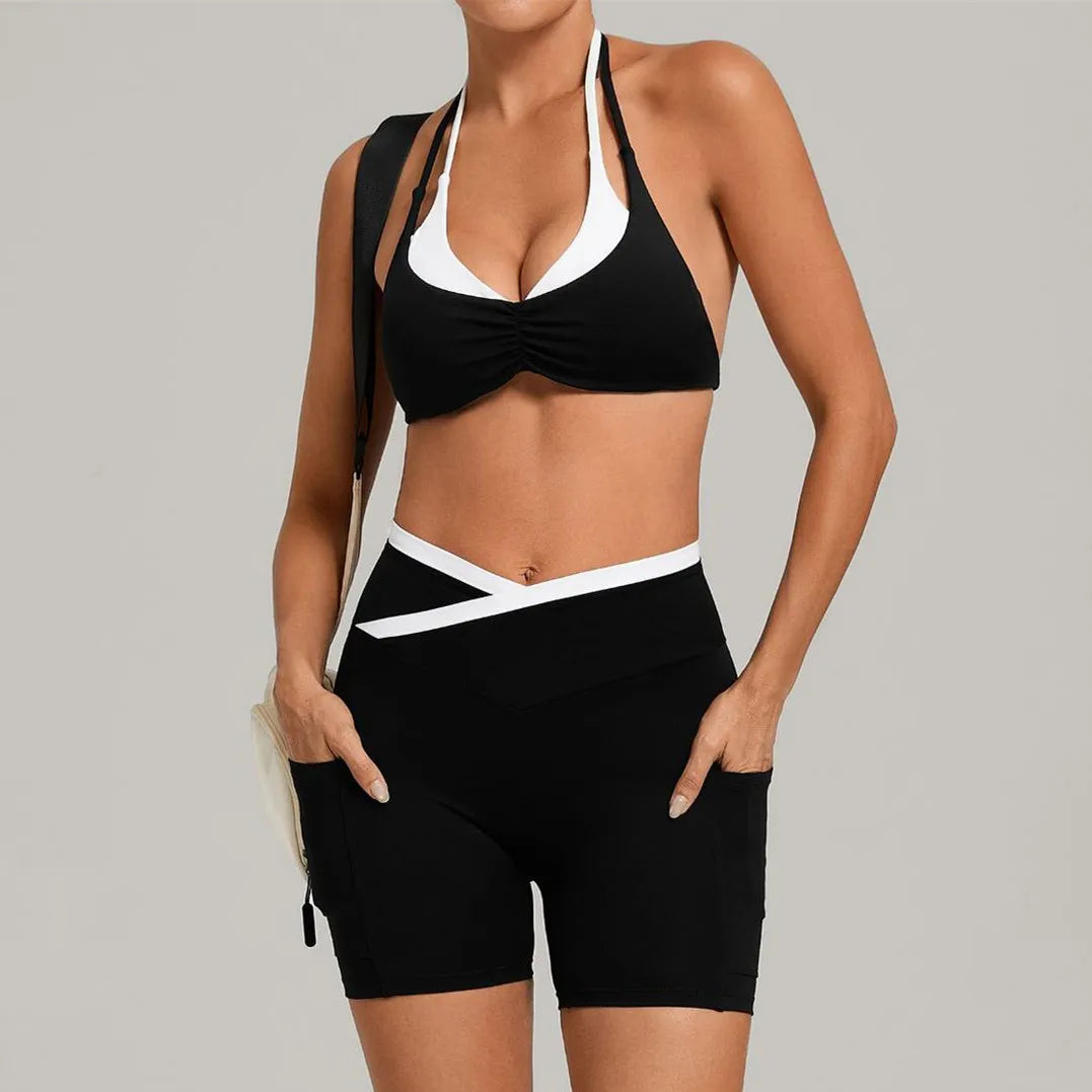 VYRENA Gym Tracksuit — 2-Piece Sports Bra & High-Waist Leggings