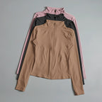 VYRENA Zip Sports Jacket | Women's Long Sleeve Gym Top