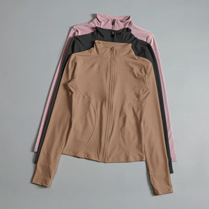 VYRENA Zip Sports Jacket | Women's Long Sleeve Gym Top