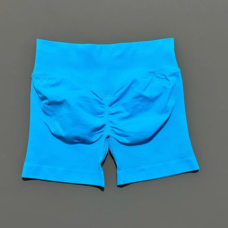 VYRENA Push-Up Shorts — High-Waist Butt Lift Gym Shorts