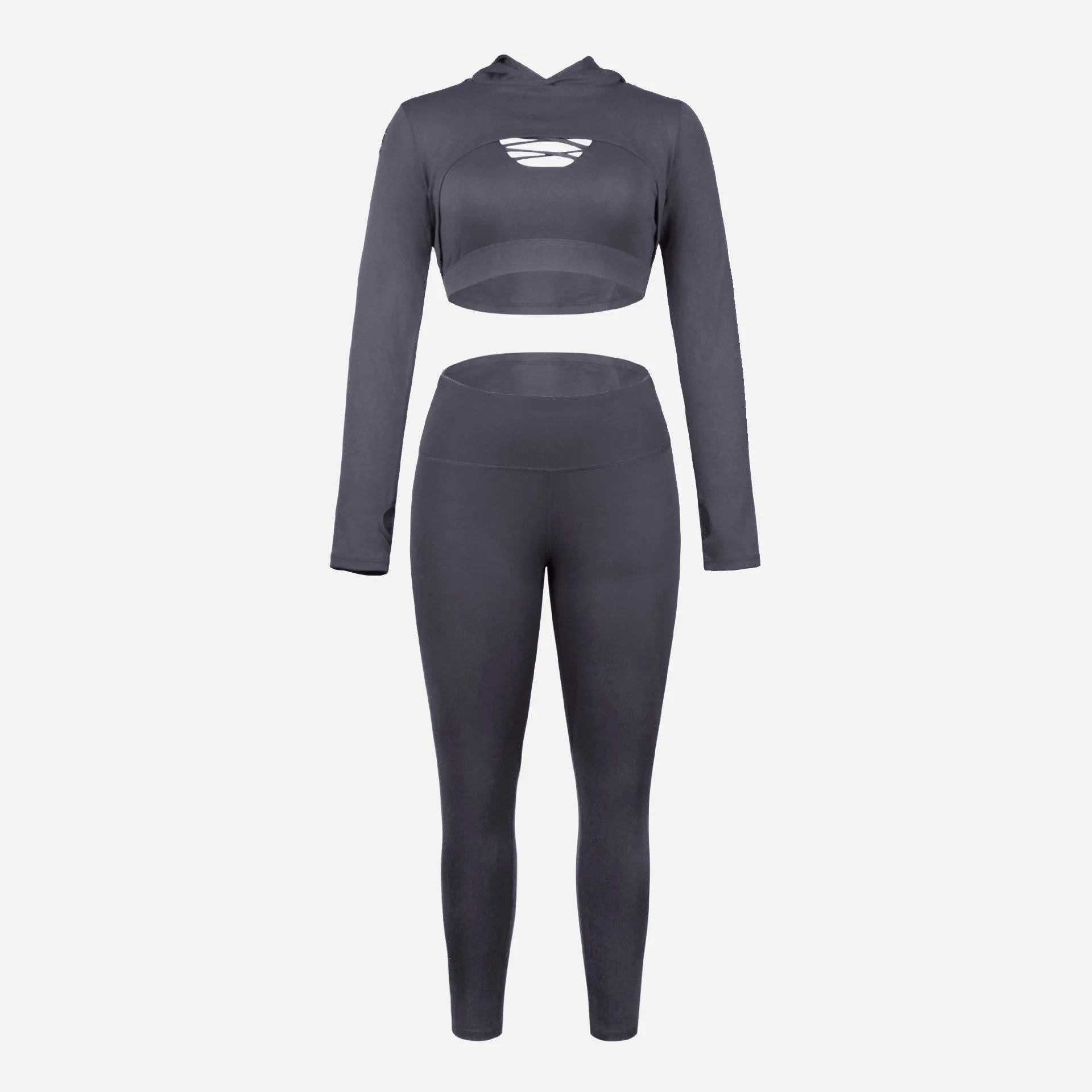 VYRENA Studio Tracksuit — 3-Piece Hoodie Gym Set