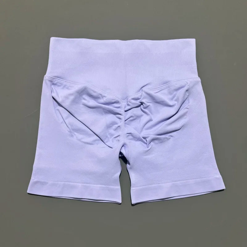 VYRENA Push-Up Shorts — High-Waist Butt Lift Gym Shorts