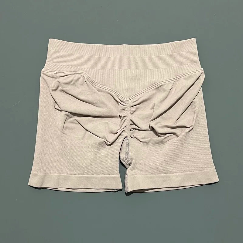VYRENA Push-Up Shorts — High-Waist Butt Lift Gym Shorts