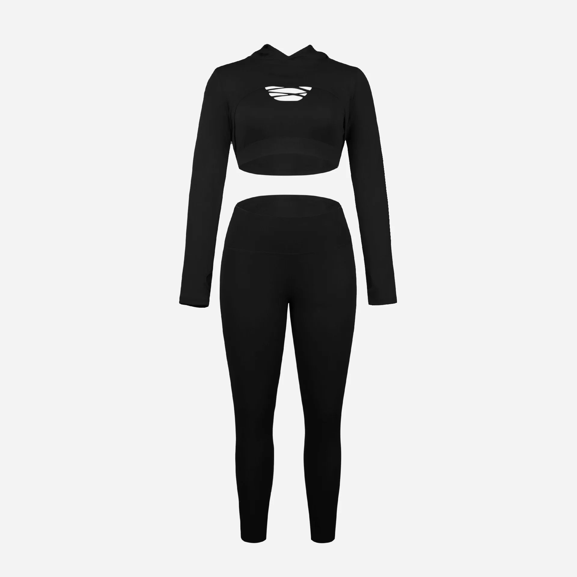 VYRENA Studio Tracksuit — 3-Piece Hoodie Gym Set