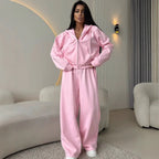 VYRENA Hooded Cardigan Set — Women's 2-Piece Zip Lounge Set