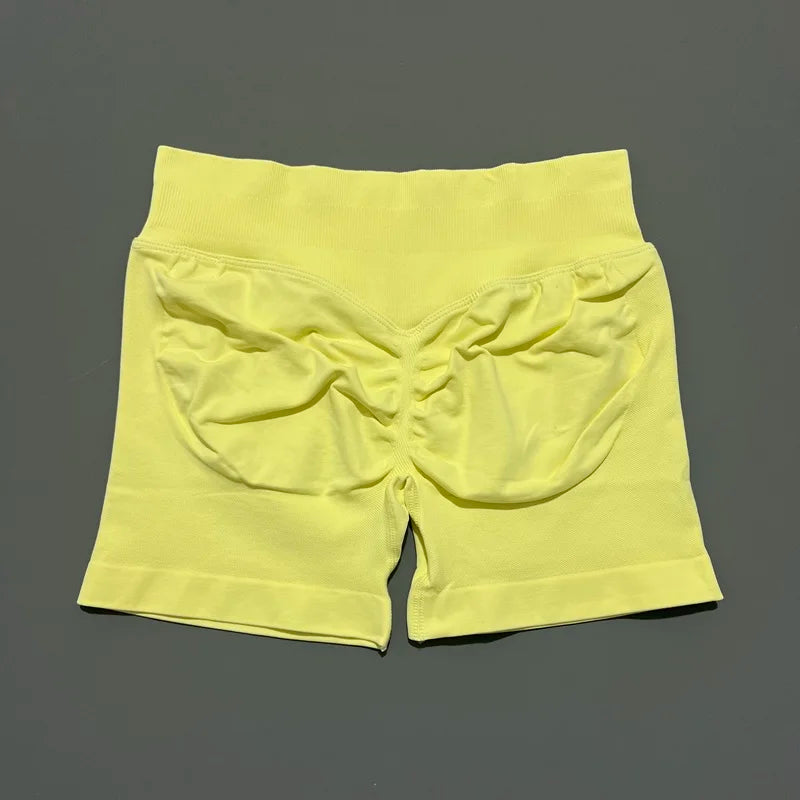 VYRENA Push-Up Shorts — High-Waist Butt Lift Gym Shorts