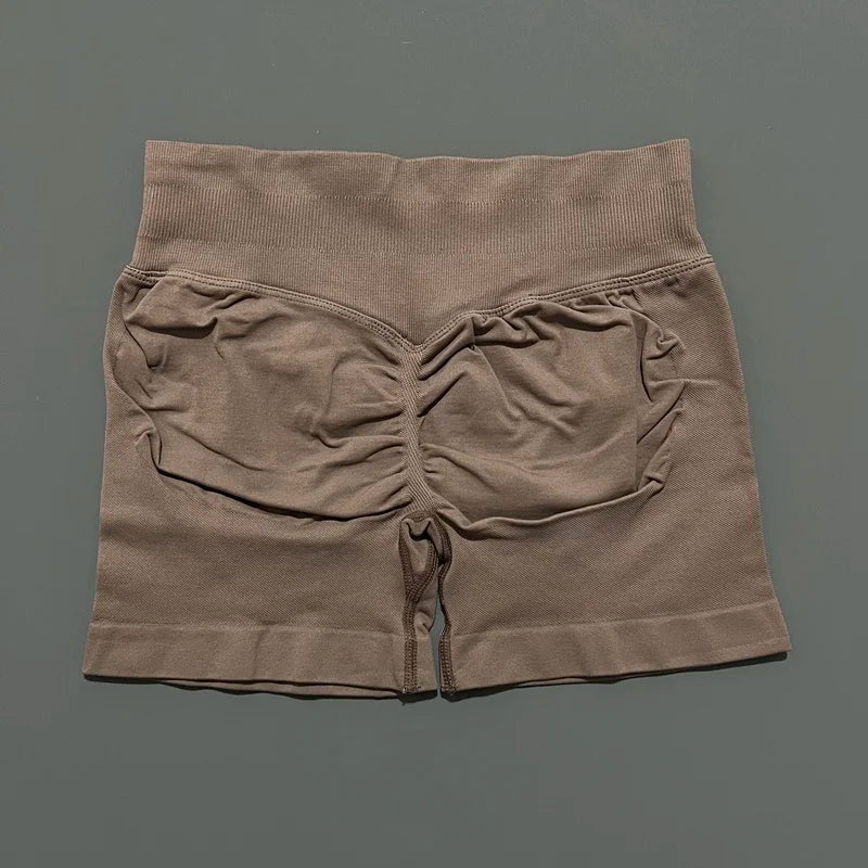 VYRENA Push-Up Shorts — High-Waist Butt Lift Gym Shorts