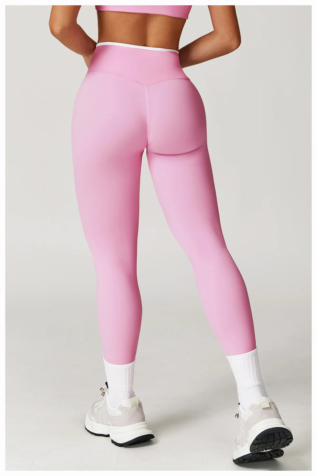 V Waist Gym Leggings Women High Waist Yoga Pants Scrunch Bum Seamless Yoga Leggings Workout Pants Sports Leggings Fitness Tights