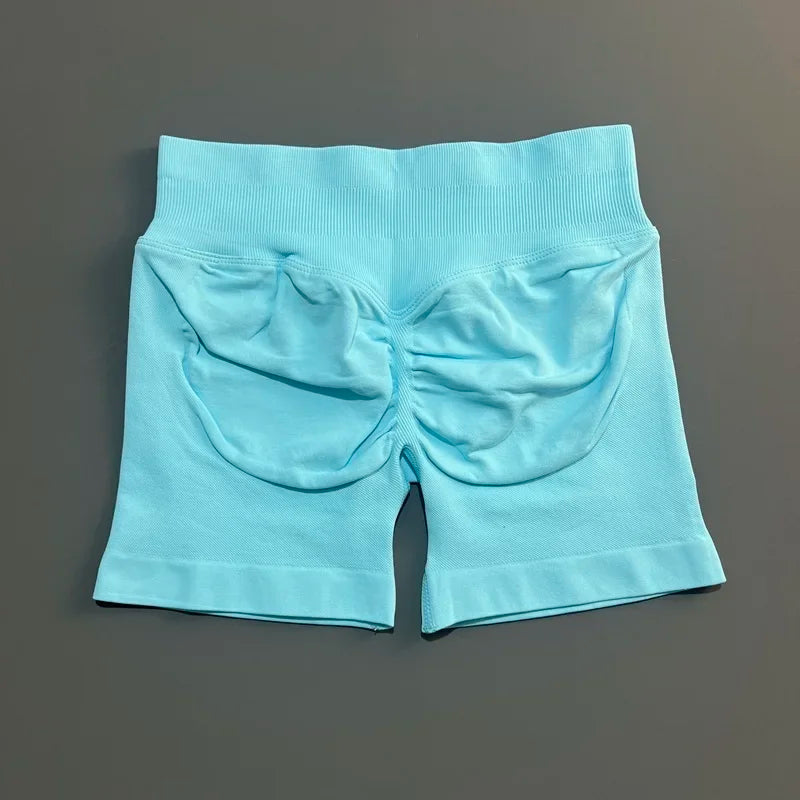 VYRENA Push-Up Shorts — High-Waist Butt Lift Gym Shorts