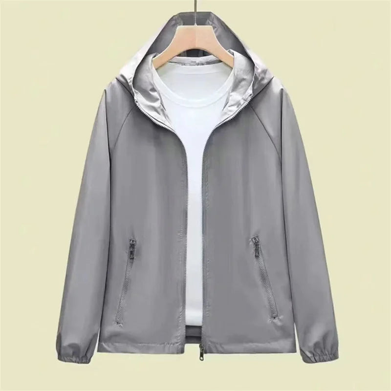 VYRENA Double Hood Windbreaker | Women's Lightweight Running Jacket