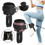 Ankle Straps for Cable Machine - D-Ring Cuffs for Glute & Leg Training