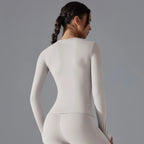 VYRENA Dry-Fit Long Sleeve Top — Women's Breathable Gym Shirt