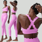 VYRENA Slim Yoga Suit — Women's 2-Piece Breathable Gym Set