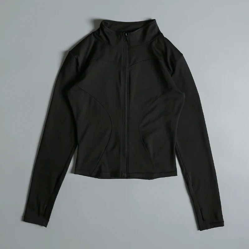 VYRENA Zip Sports Jacket | Women's Long Sleeve Gym Top