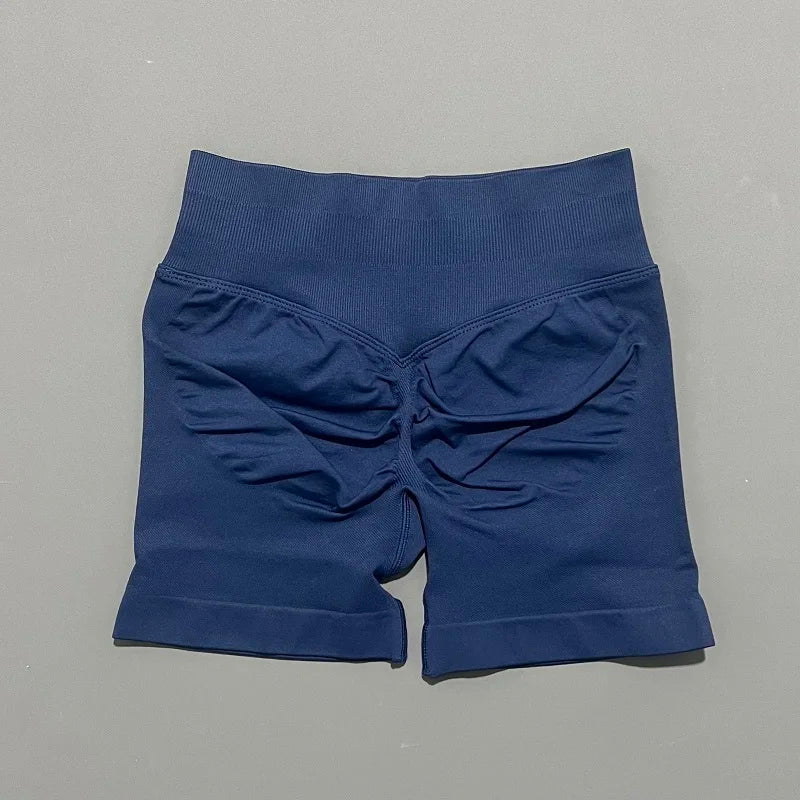 VYRENA Push-Up Shorts — High-Waist Butt Lift Gym Shorts