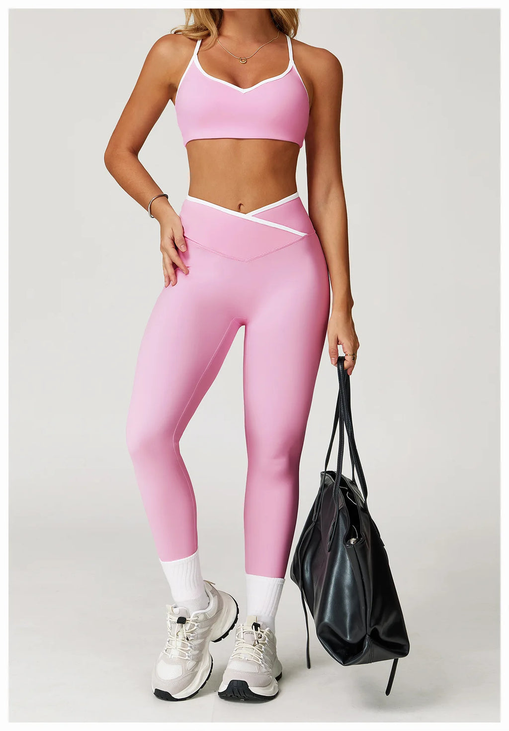 V Waist Gym Leggings Women High Waist Yoga Pants Scrunch Bum Seamless Yoga Leggings Workout Pants Sports Leggings Fitness Tights