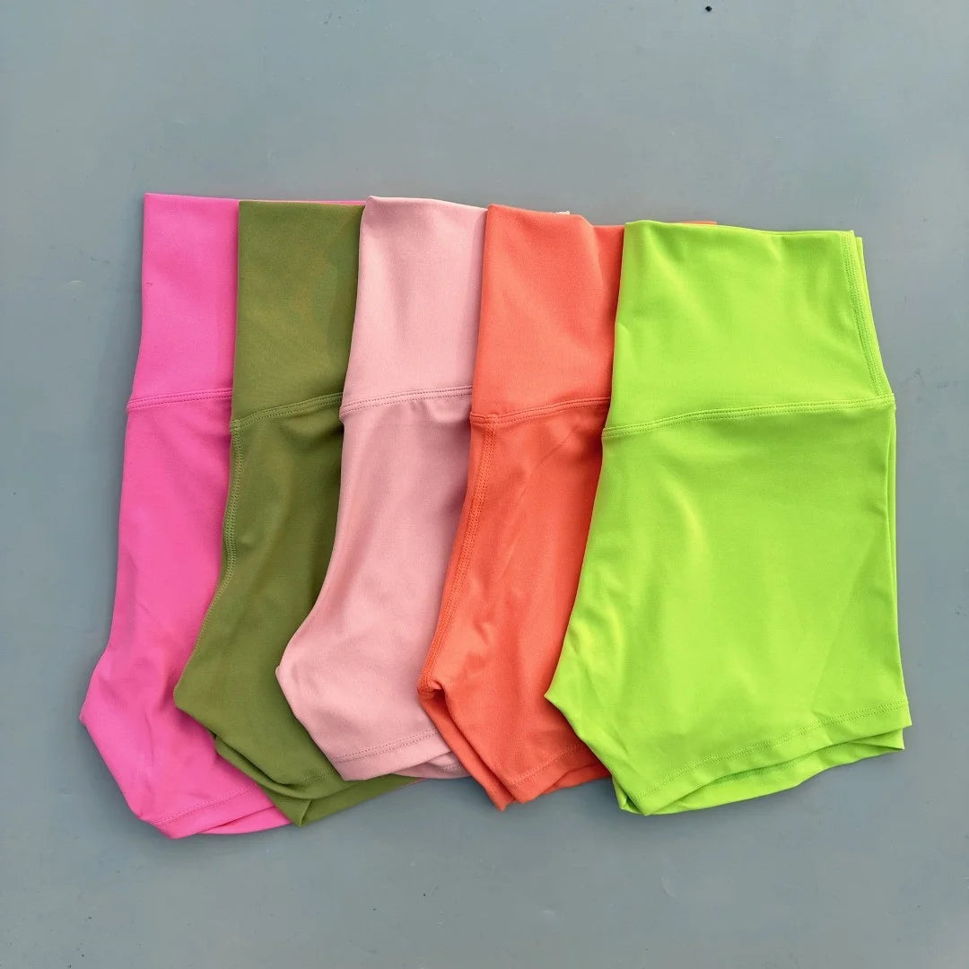 VYRENA Contour Shorts — High-Waist Seamless Gym Shorts